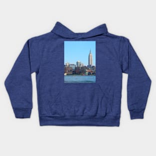 Manhattan Skyline as Seen From Hoboken, NJ Kids Hoodie